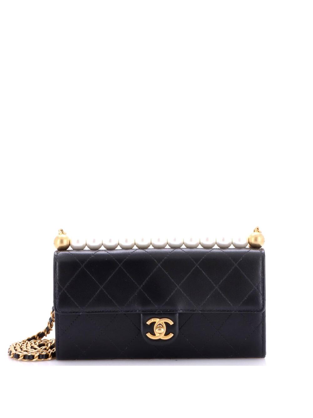 Chanel Chic Pearls Clutch With Chain #292057C31B